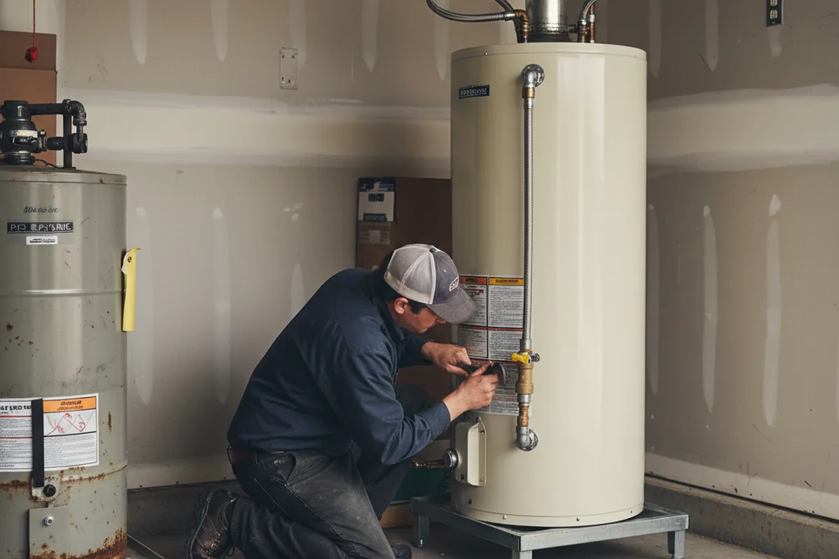 Water heater and shutoff valve replacement in Spanish Fork